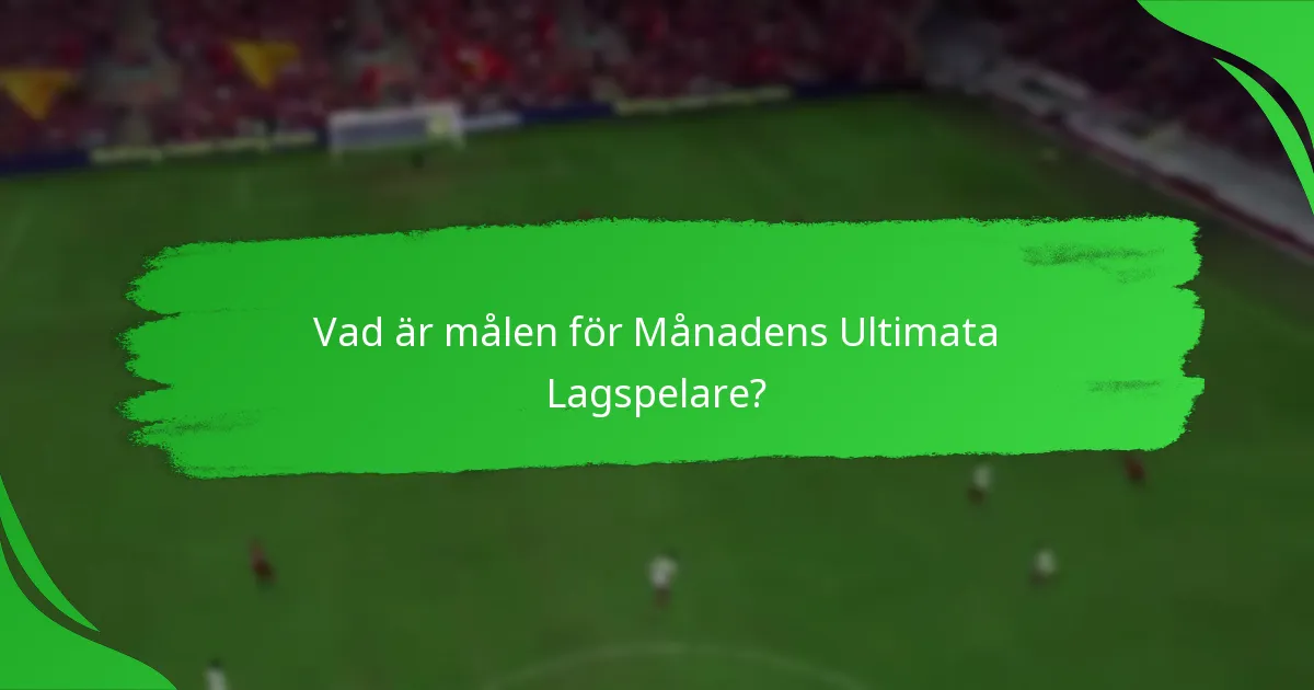 Hur jämför sig Månadens Spelare-objekt med andra spelarobjekt?